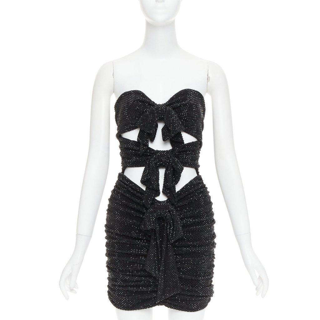 Alexandre Vauthier Black Viscose Dress