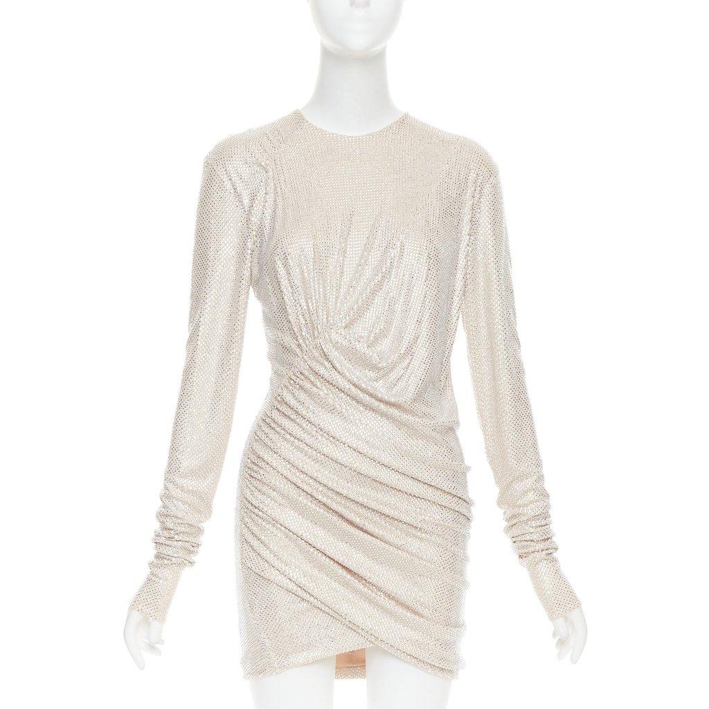 Alexandre Vauthier Beige Viscose Dress