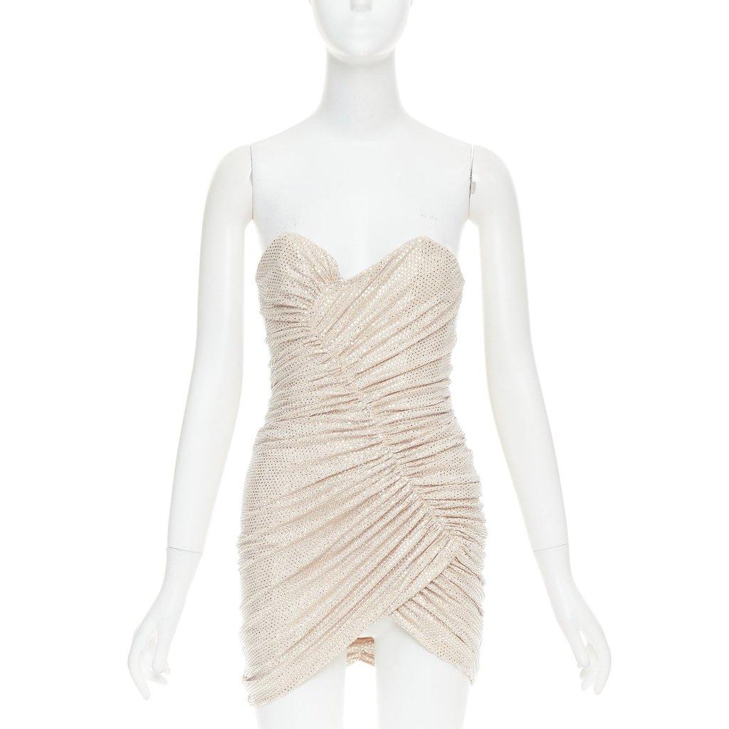 Alexandre Vauthier Beige Viscose Dress