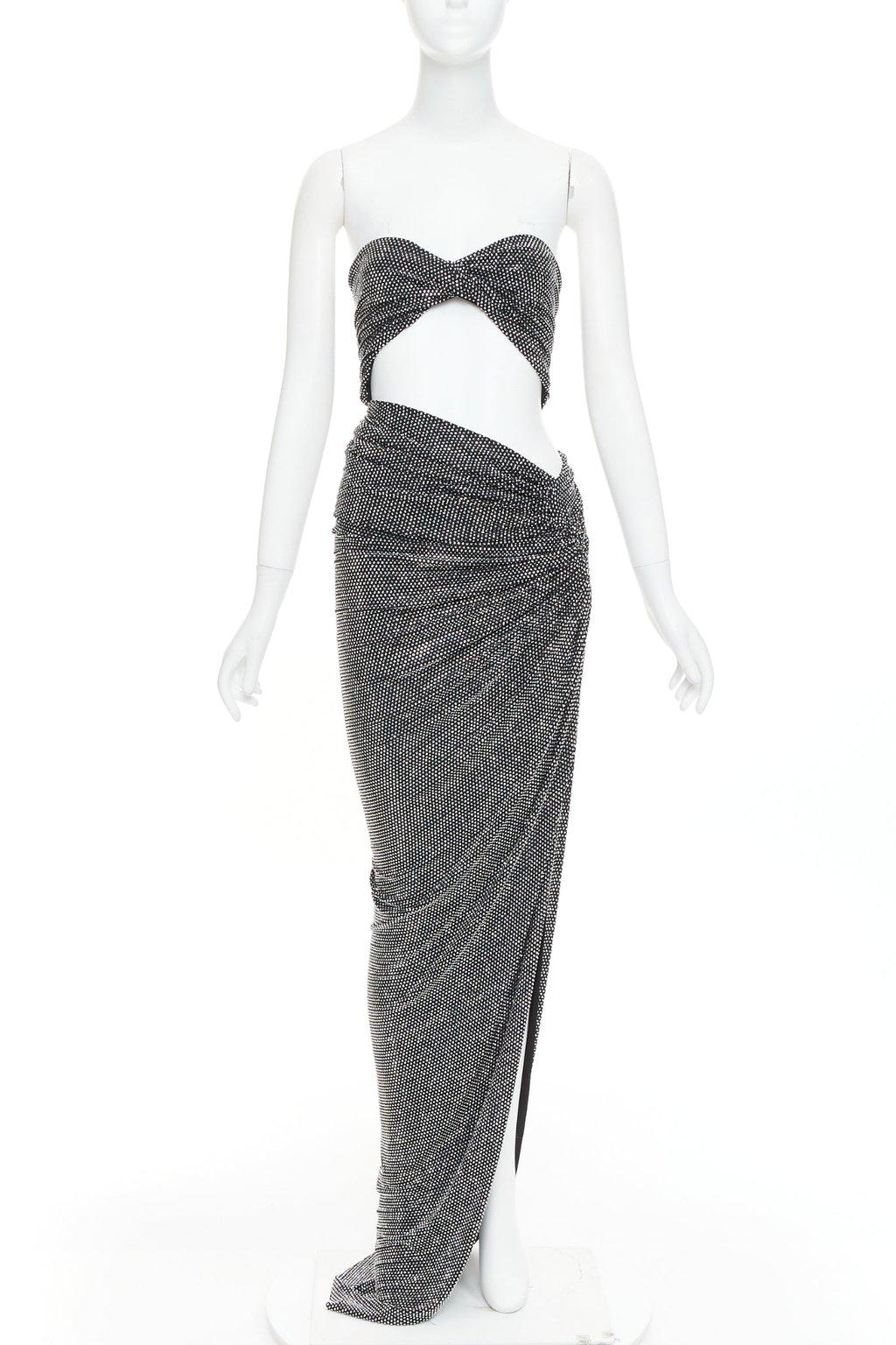 Alexandre Vauthier Silver Viscose Dress