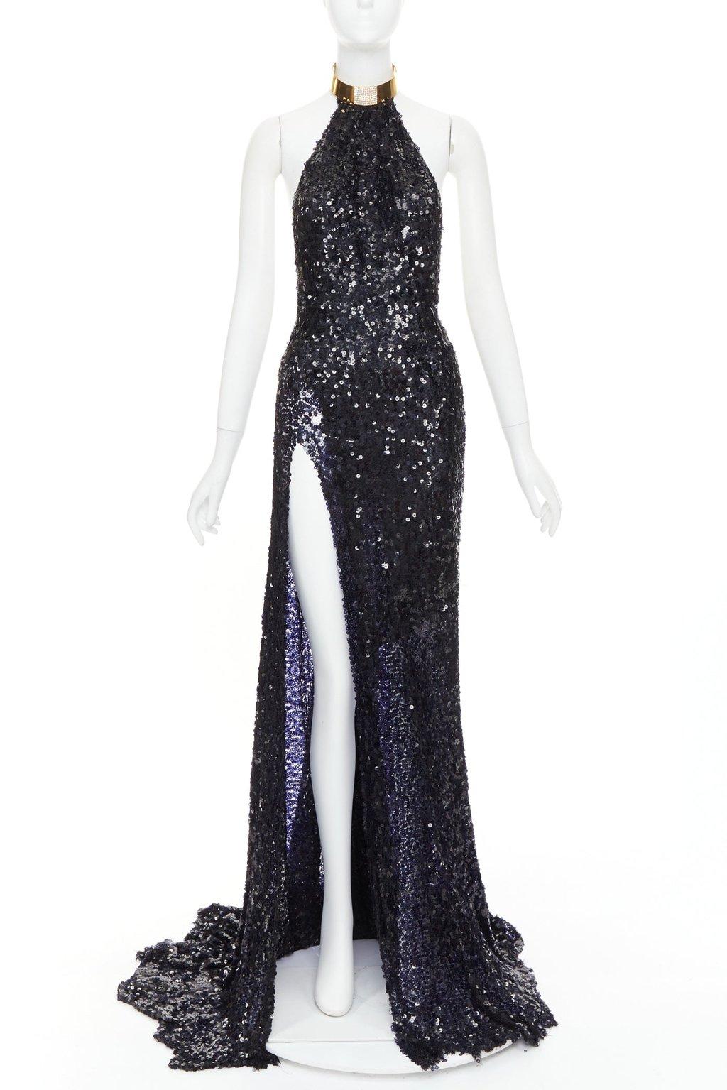 Alexandre Vauthier Navy Dress