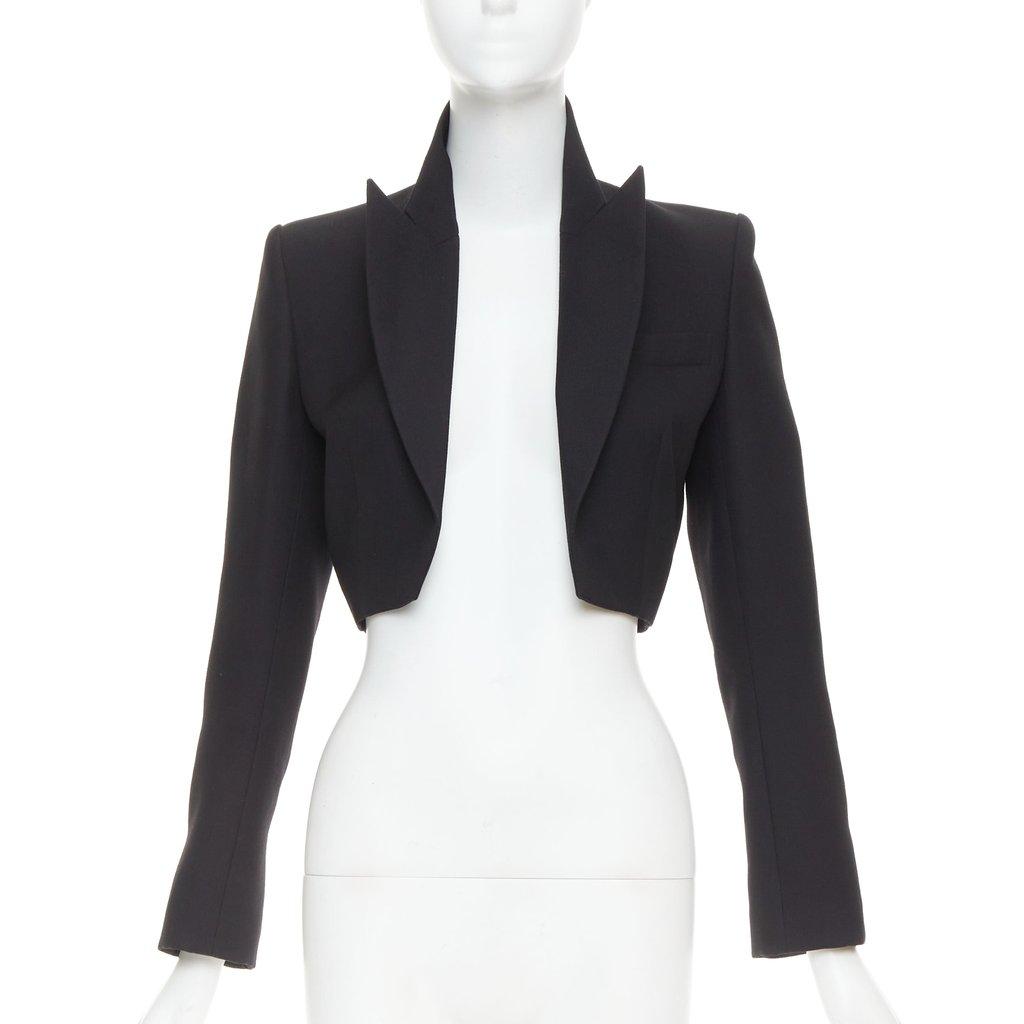 Alexandre Vauthier Black Polyester Jacket