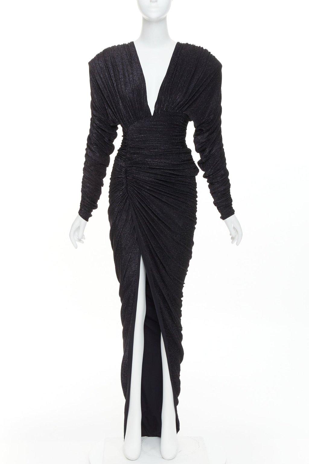 Alexandre Vauthier Black Polyester Dress