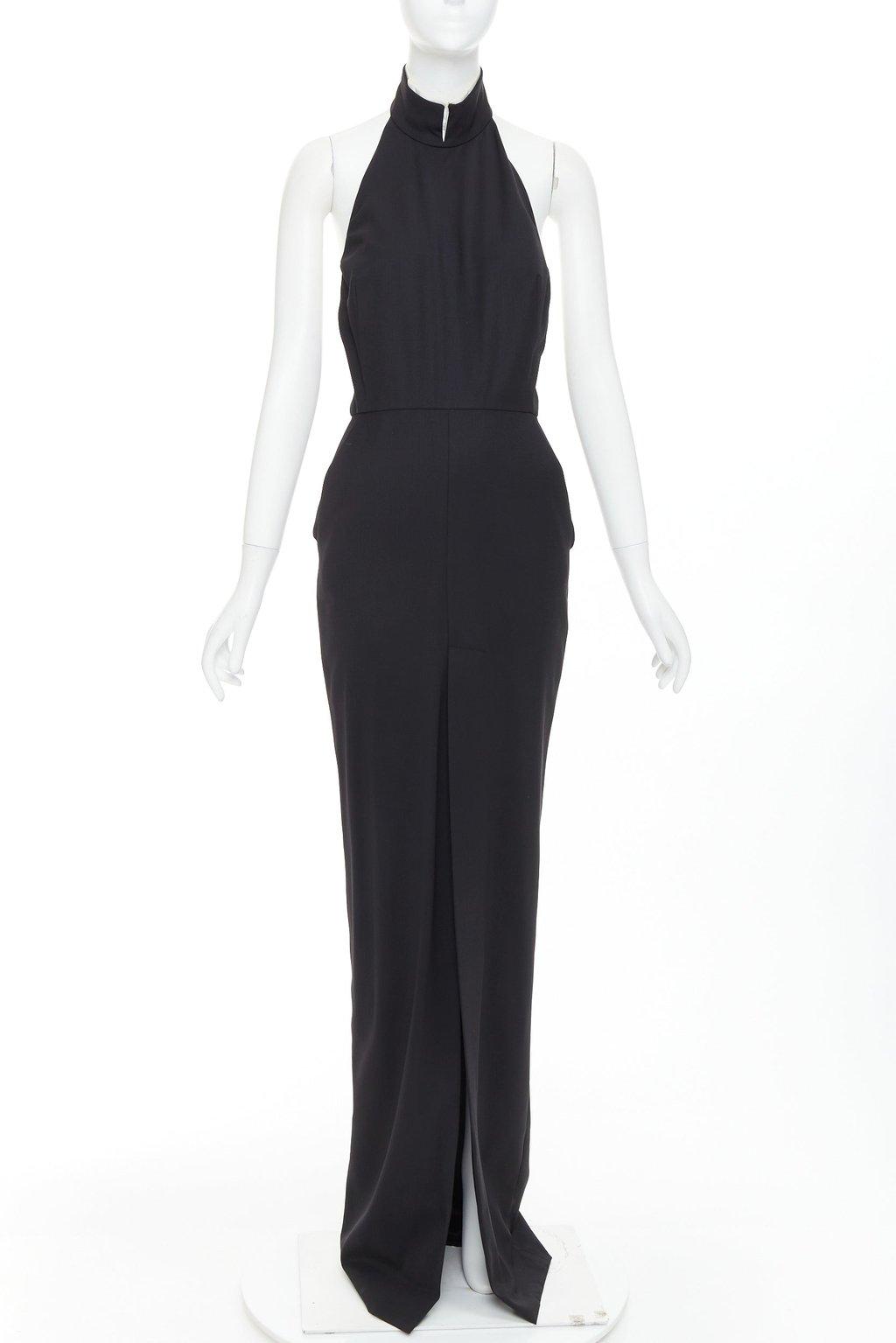 Alexandre Vauthier Black Wool Dress