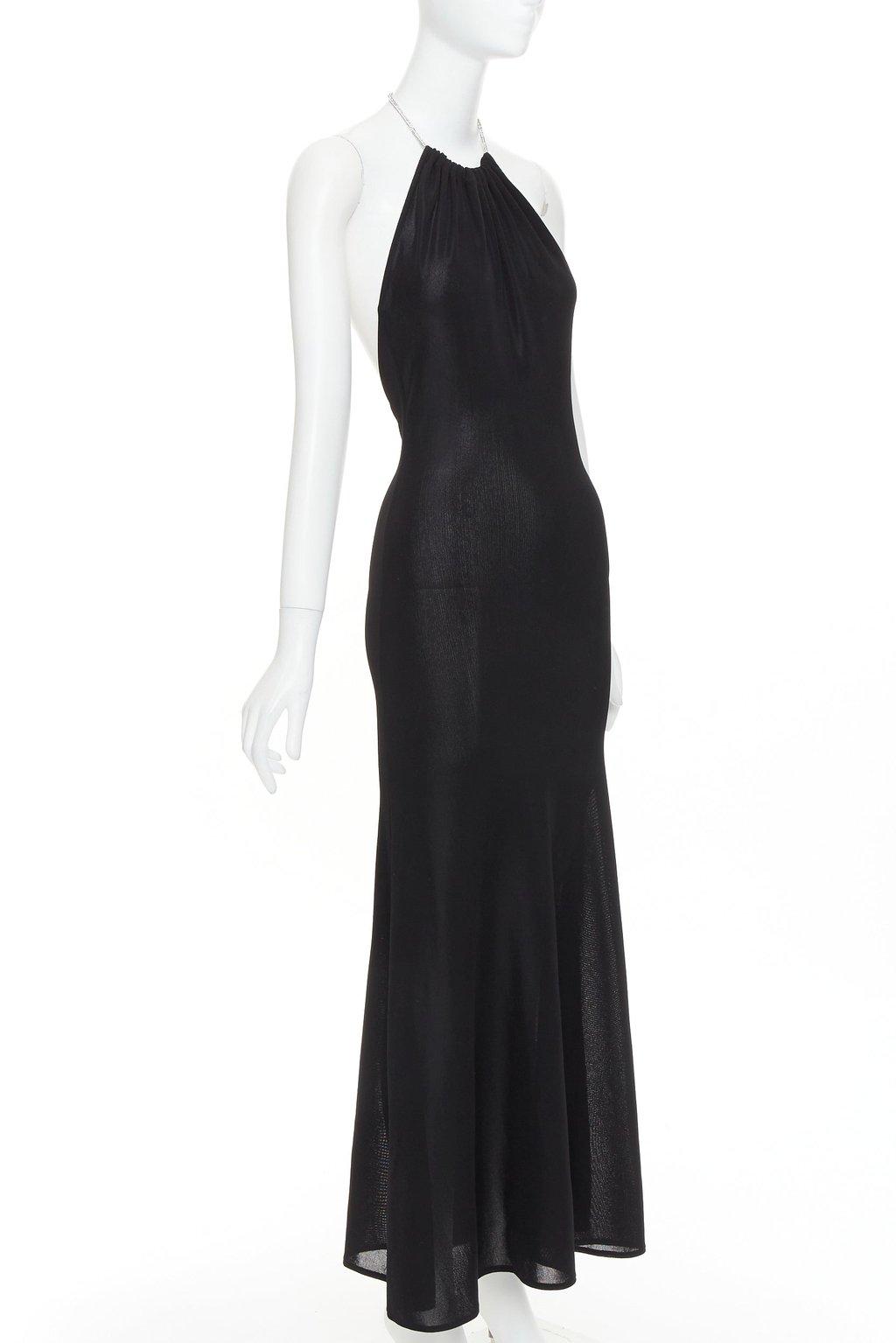 Alexandre Vauthier Black Viscose Dress