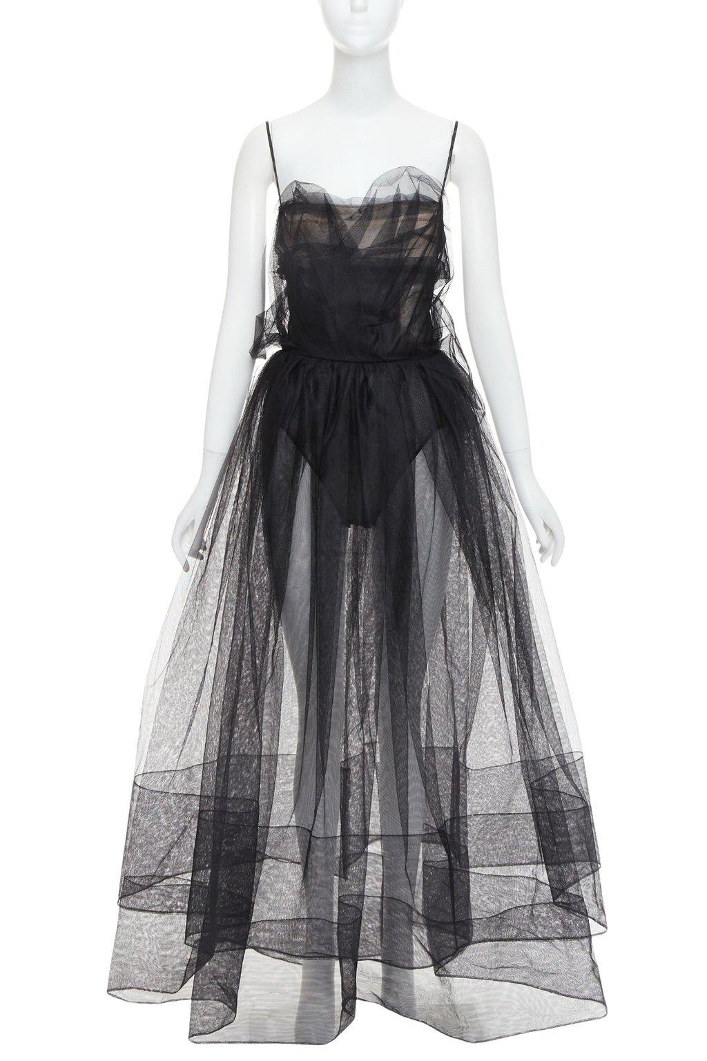 Alexandre Vauthier Black Polyester Dress