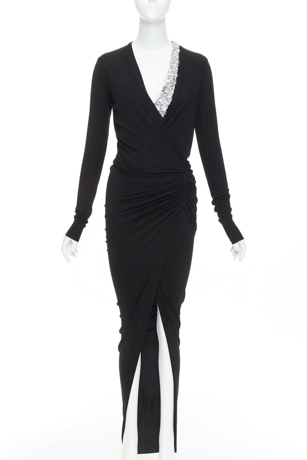 Alexandre Vauthier Black Viscose Dress