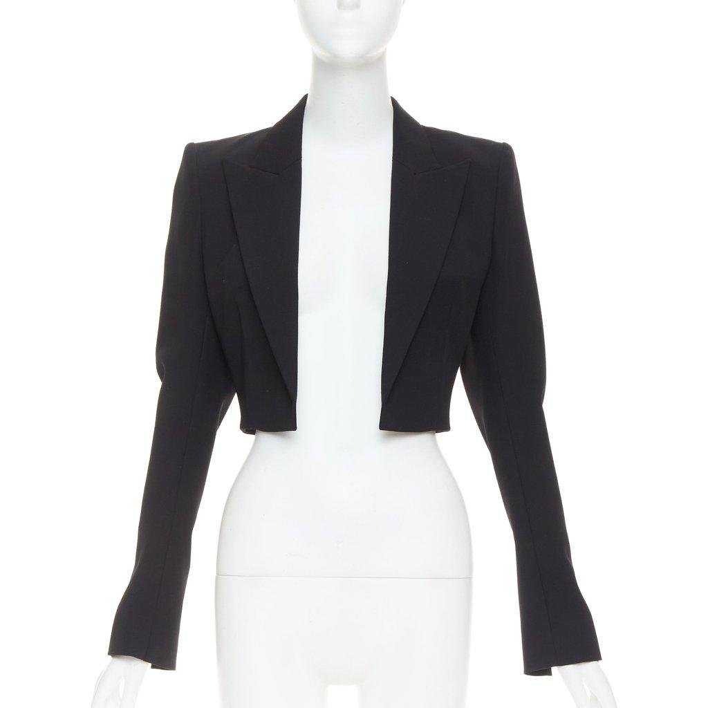 Alexandre Vauthier Black Wool Jacket