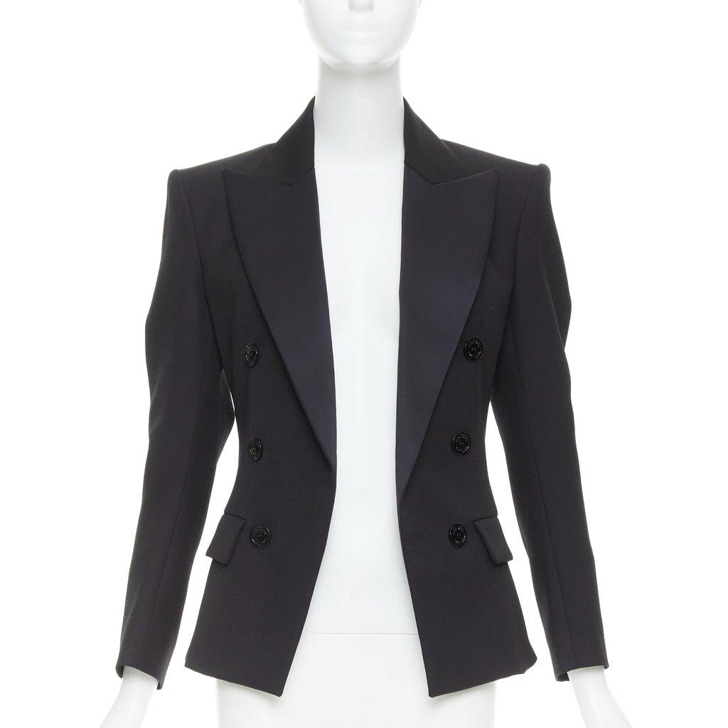 Alexandre Vauthier Black Wool Jacket