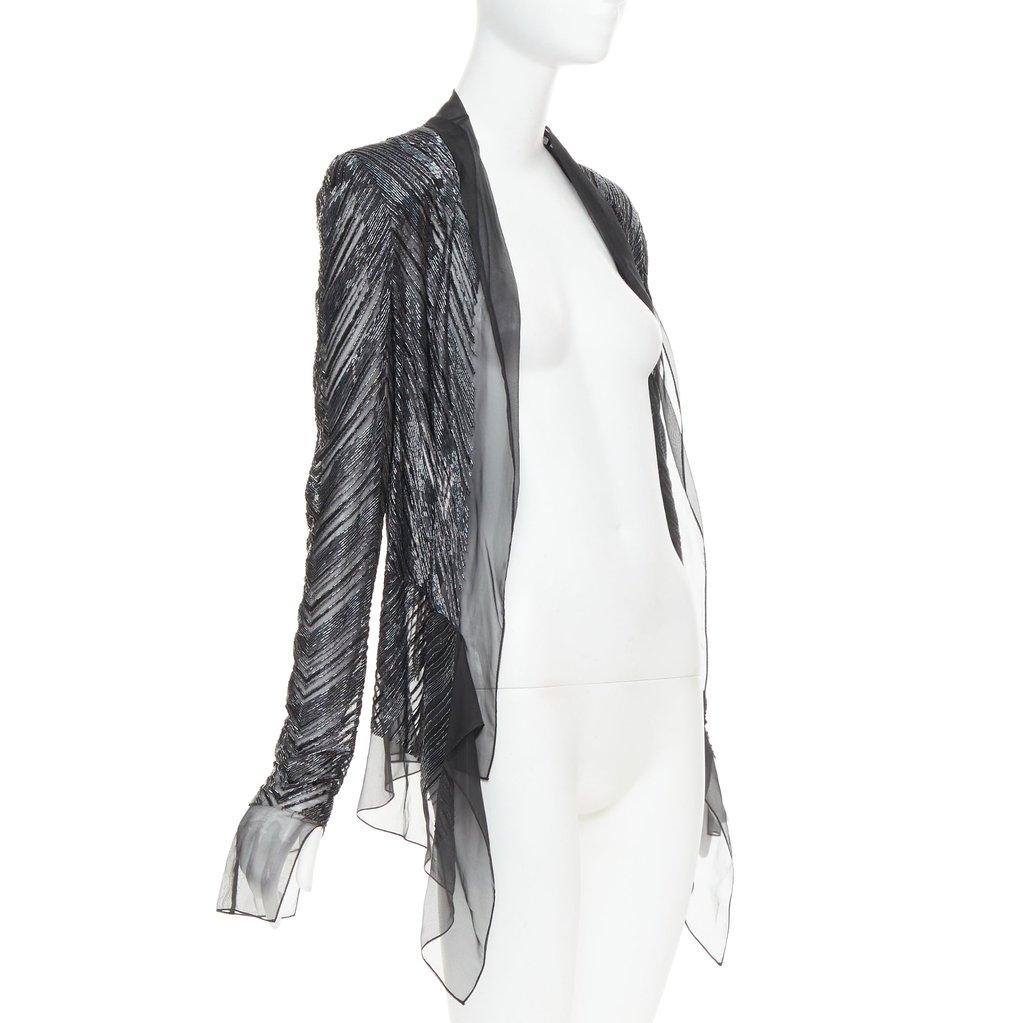 Alexandre Vauthier Black Polyester Jacket