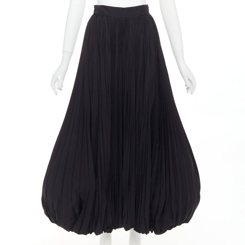 Alexandre Vauthier Black Cotton Skirt