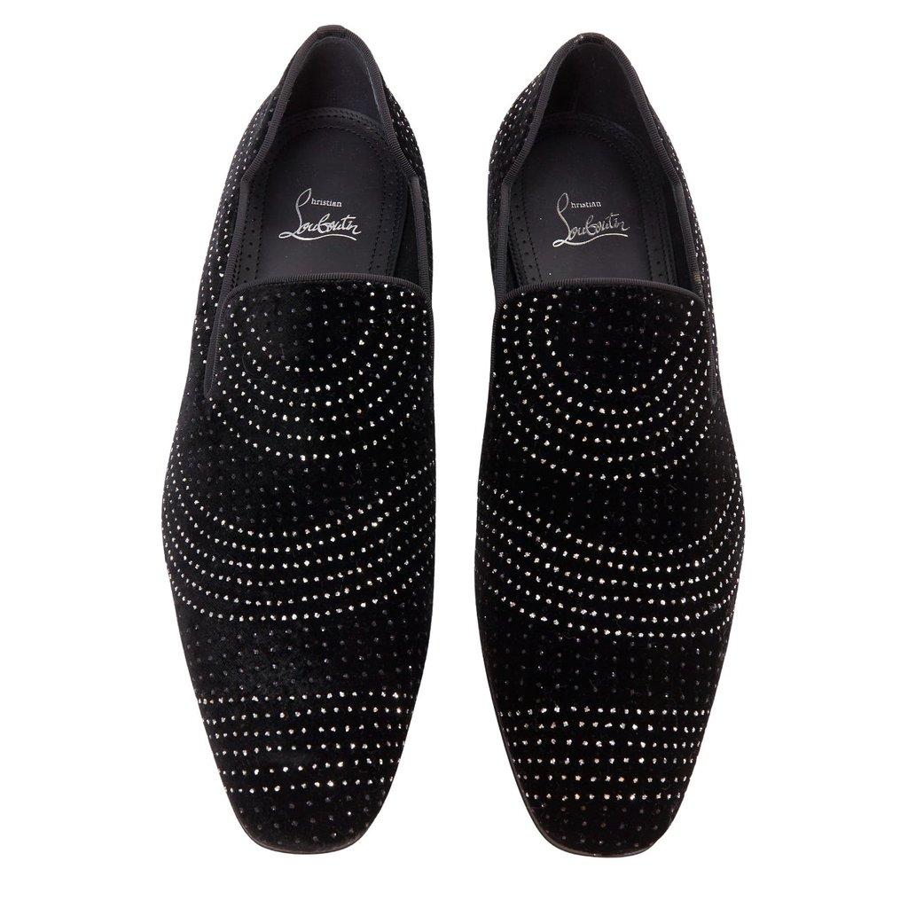 Christian Louboutin داندي تشيك أورلاتو فلات فيلفيت ريفر