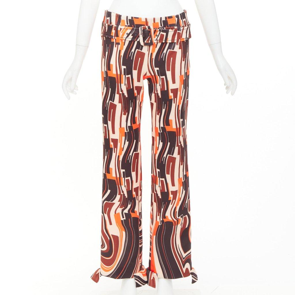 Prada Orange Trouser