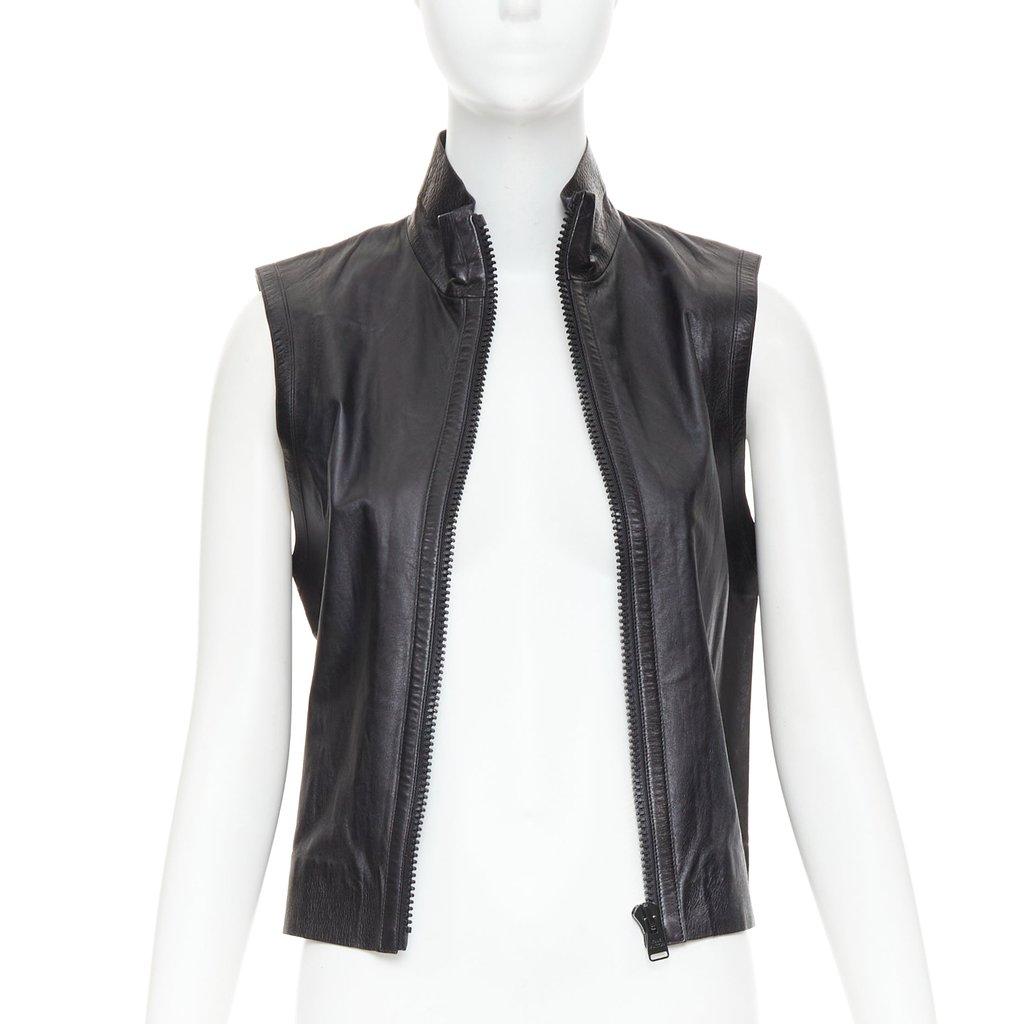 Louis Vuitton Black Leather Jacket
