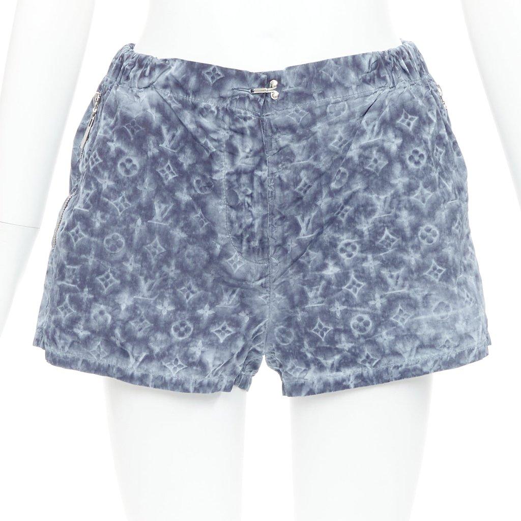 Louis Vuitton Blue Polyester Shorts