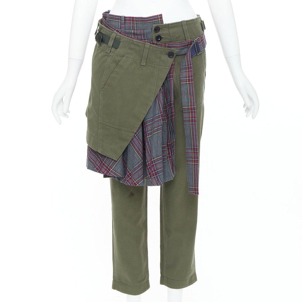 Sacai Deconstructed Kilt Pants