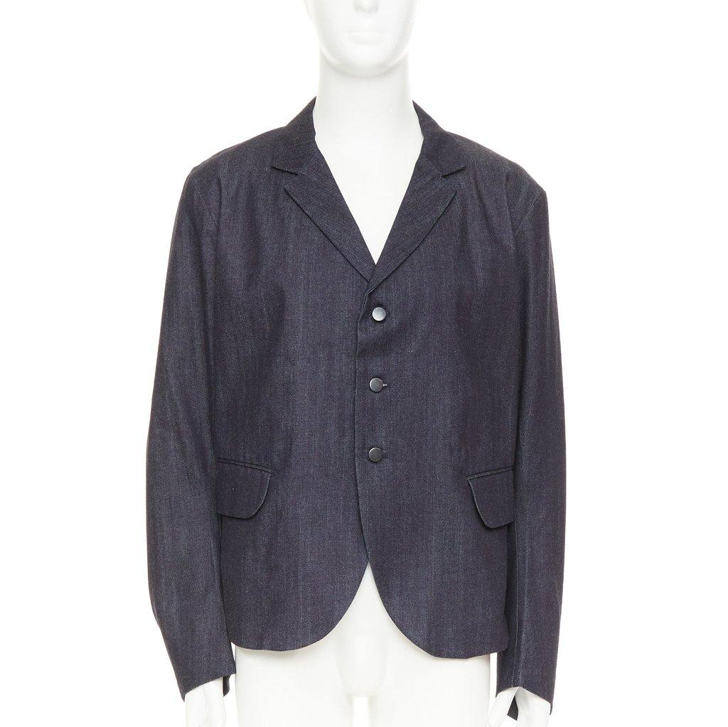CHRISTOPHE NEMETH Blue Cotton Jacket