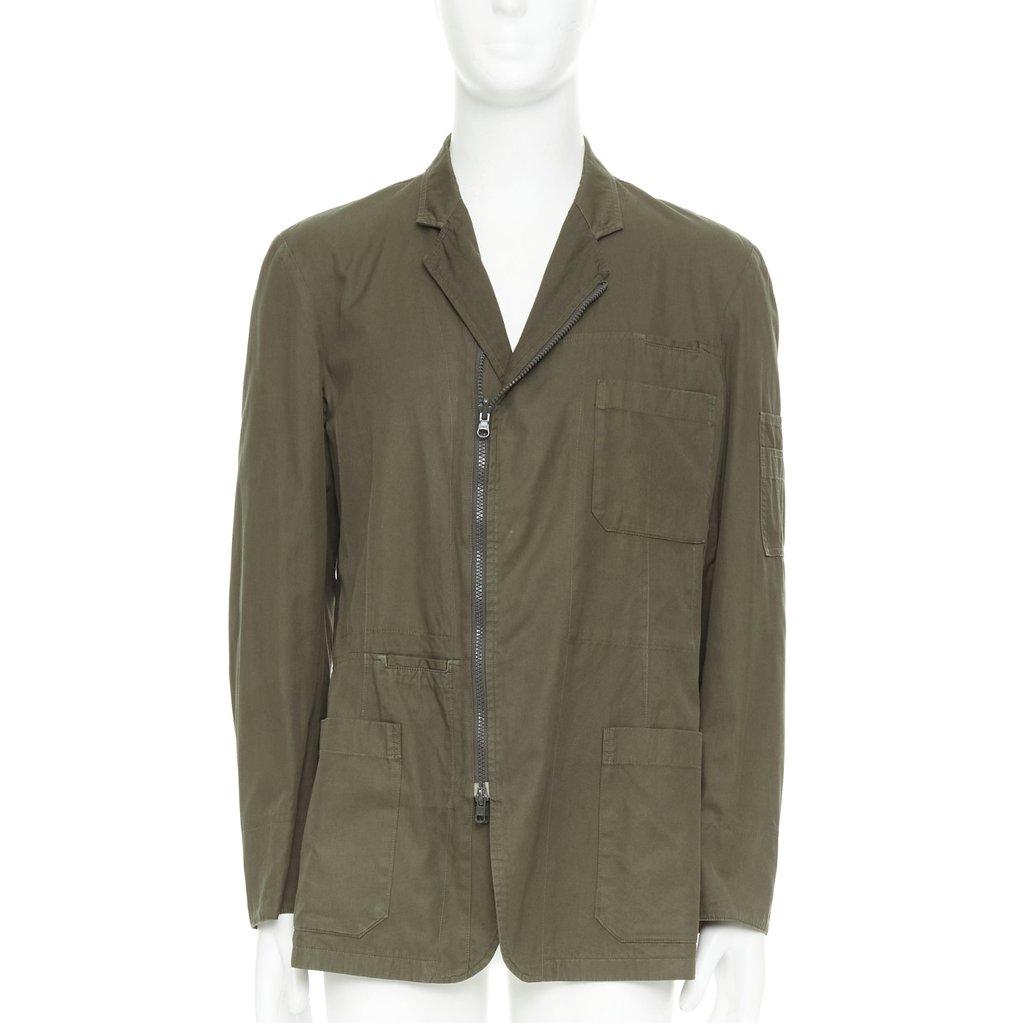 Yohji Yamamoto Green Cotton Jacket