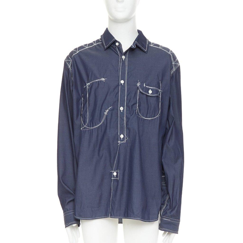 Junya Watanabe Navy Cotton Top