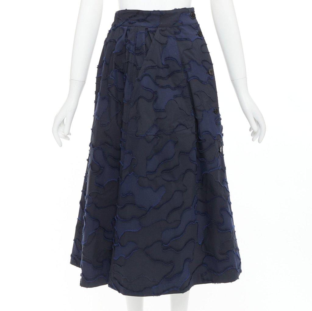 Dior Navy Cotton Skirt