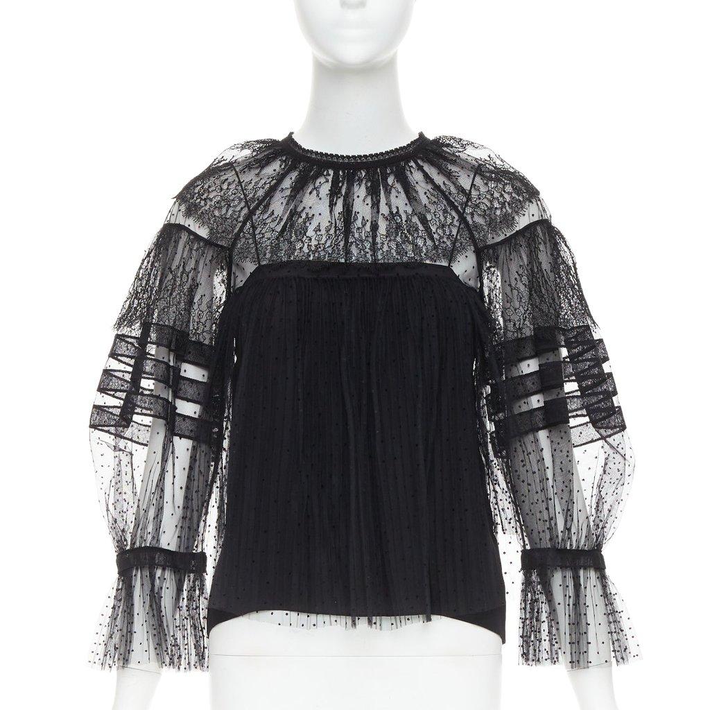 Dior Black Polyamide Top