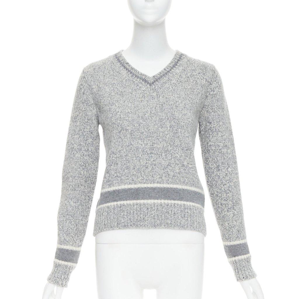 Dior Grey Wool Knitwear