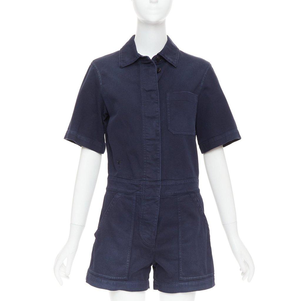 Dior Navy Cotton Jumpsuit