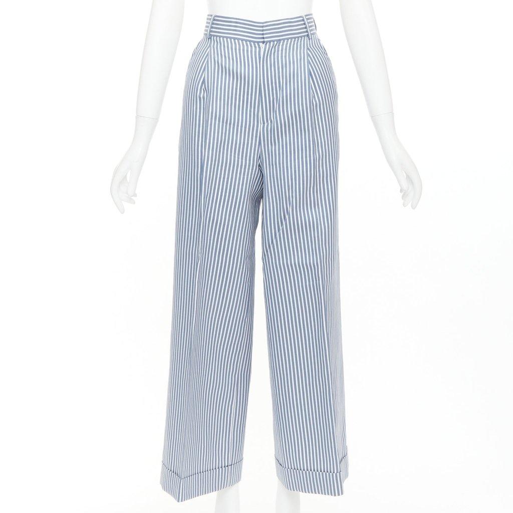 Dior Blue Silk Trouser