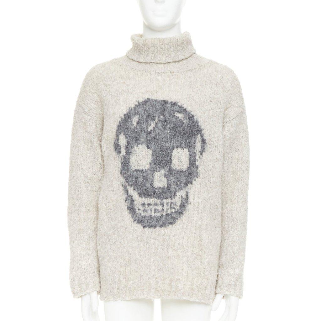 Alexander McQueen Grey Wool Knitwear