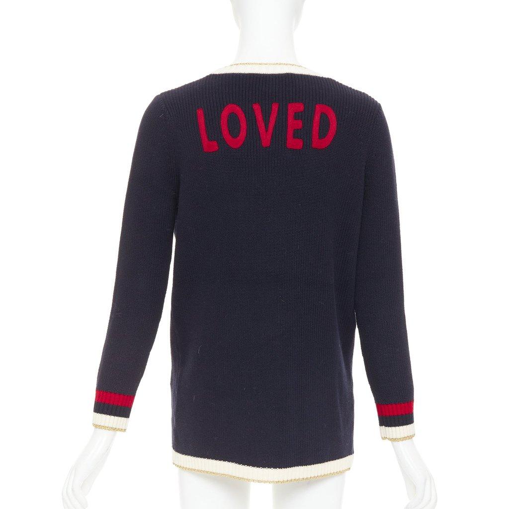 Gucci Navy Cotton Knitwear