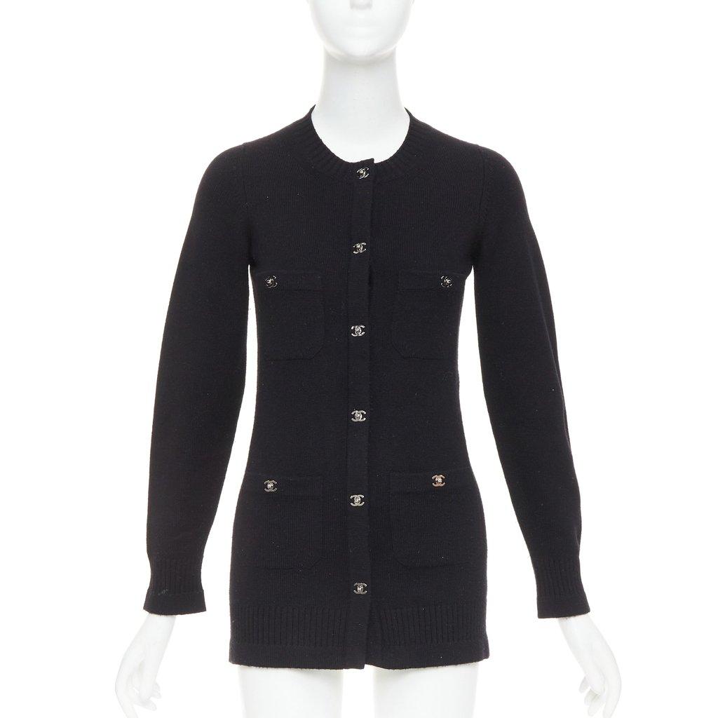 Chanel Black Cashmere Knitwear