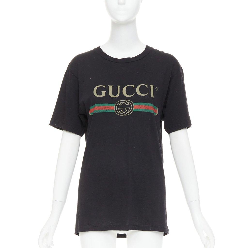 Gucci Black Cotton Top