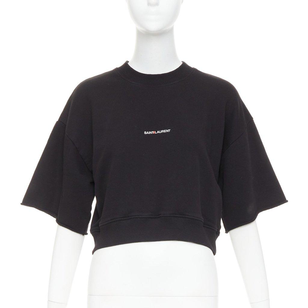 Saint Laurent Black Cotton Top