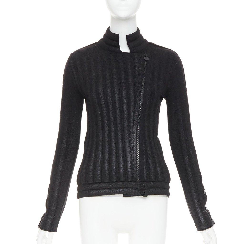 Chanel Black Wool Coat