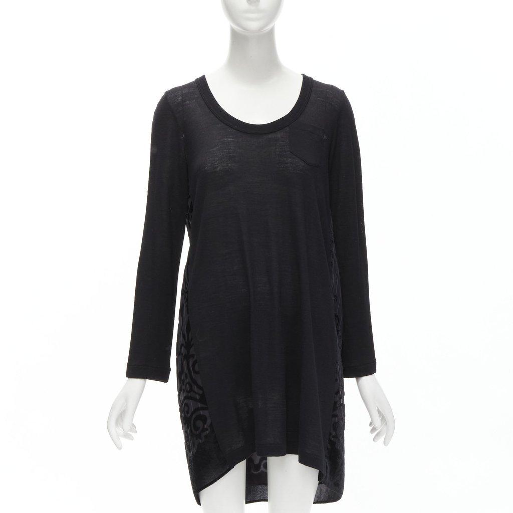 Sacai Velvet Sweater Dress