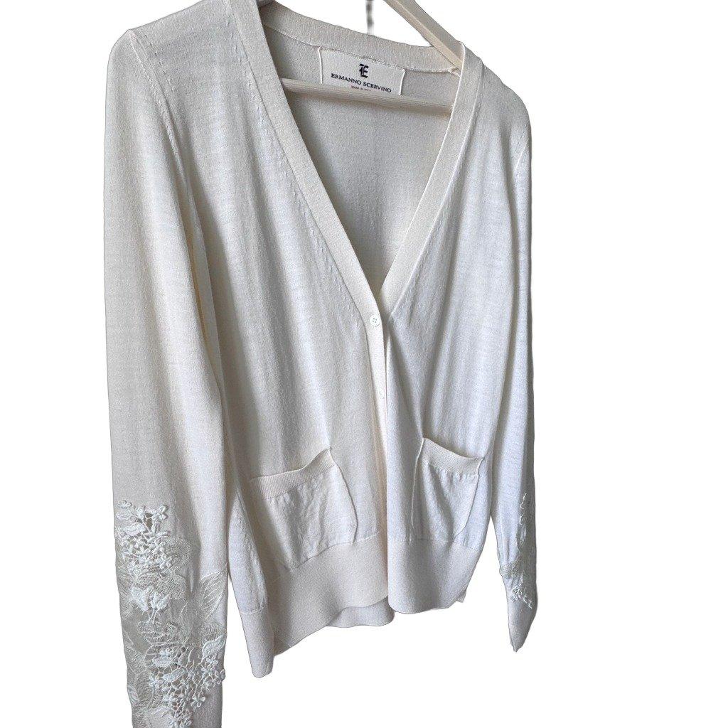 Ermanno Scervino 100% virgin wool cardigan