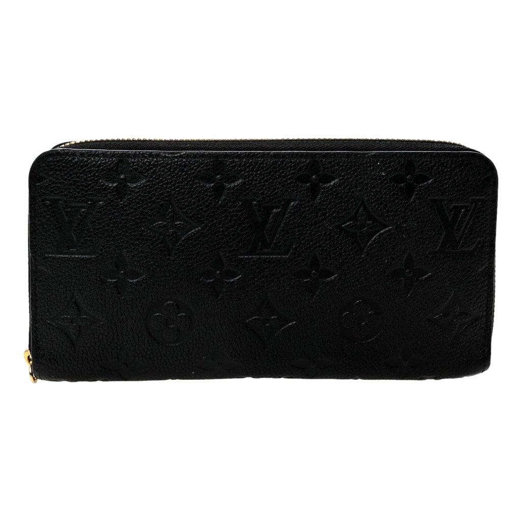 Louis Vuitton Louis Vuitton Zippy Empreinte Embossed Leather Wallet in Noir Black