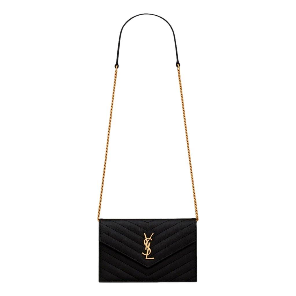 Saint Laurent Saint Laurent Cassandre Envelope Chain Crossbody Bag
