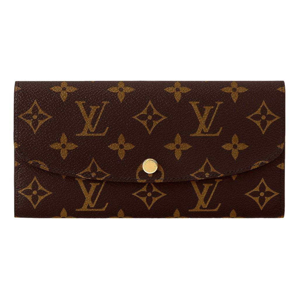 Louis Vuitton Louis Vuitton Emilie Wallet Monogram Canvas in Rose Ballerine