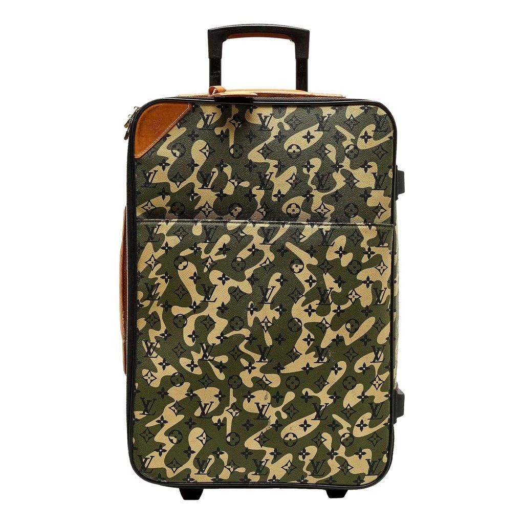 Louis Vuitton Louis Vuitton x Takashi Murakami Monogramouflage Pegase 60 Rolling Suitcase