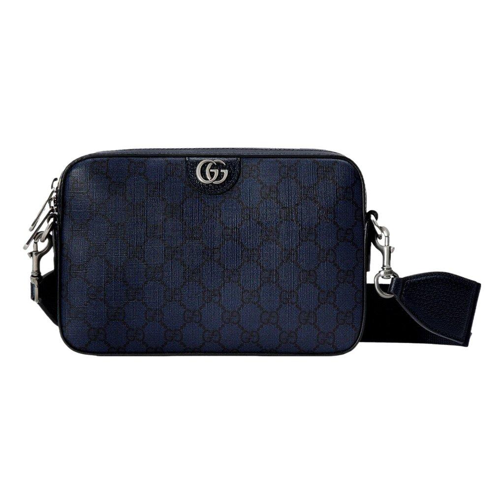 Gucci Gucci GG Supreme Canvas Ophidia Small Crossbody Bag in Navy Blue