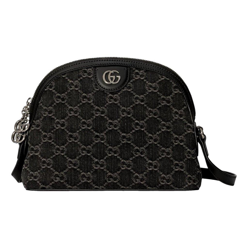 Gucci Gucci Ophidia Dome GG Denim Black Shoulder Bag