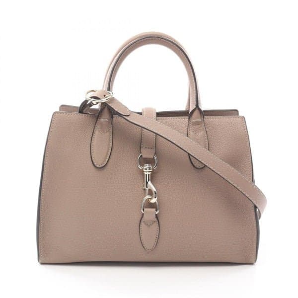 Gucci Gucci Jackie Medium Beige Calfskin Tote Bag