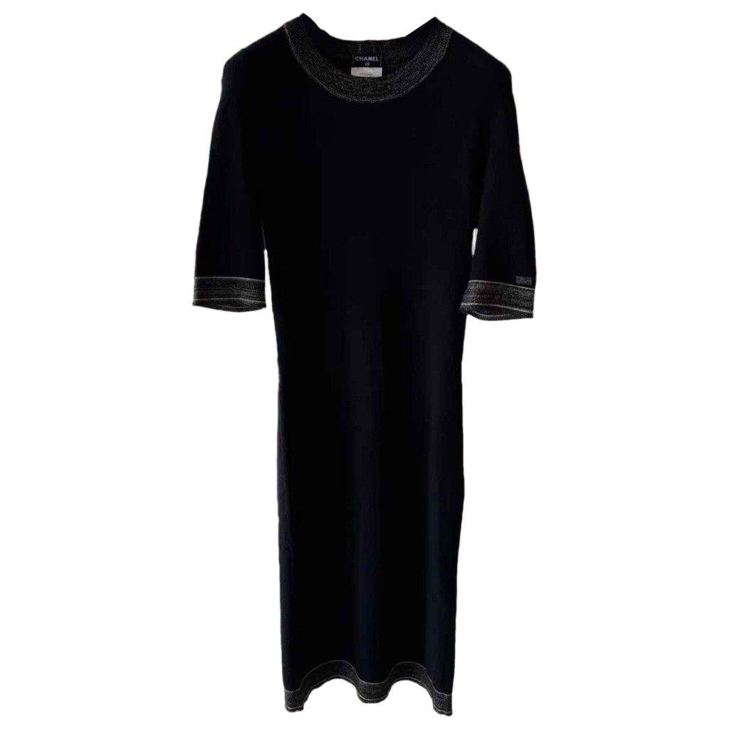 Chanel Black Cashmere Dress