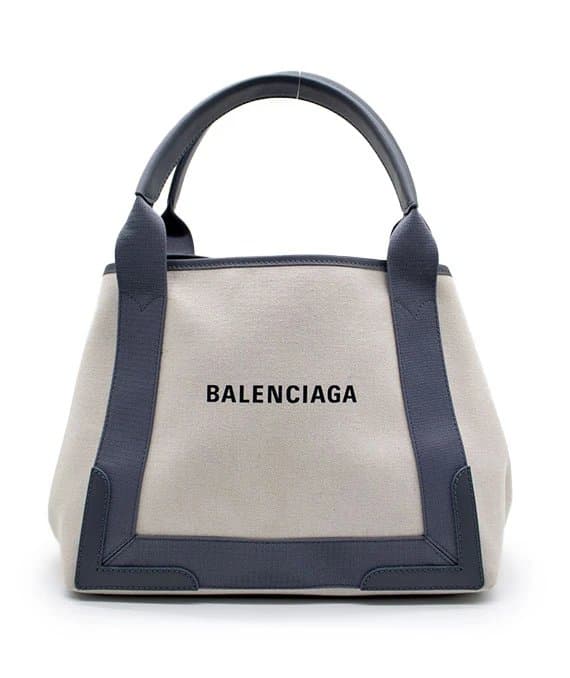 Balenciaga كحلي XS رمادي Cabas حقيبة