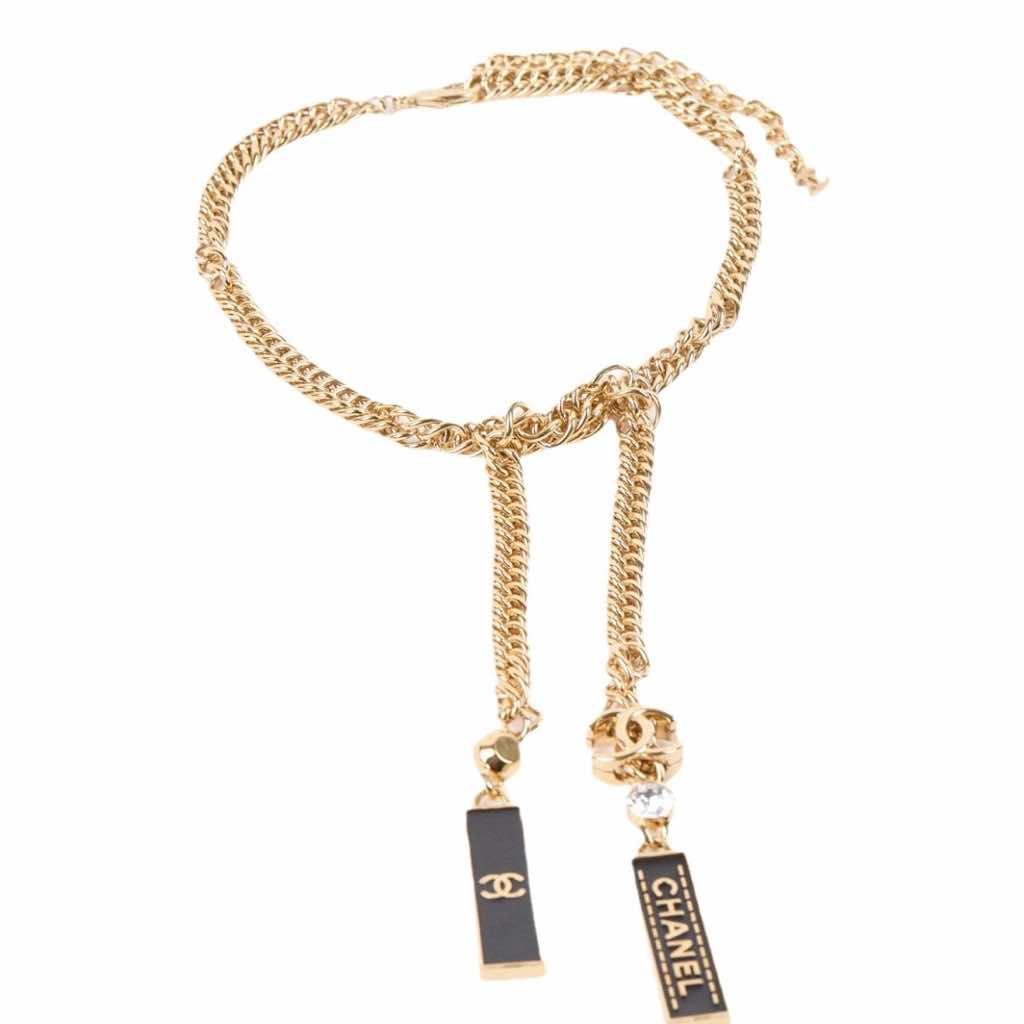 Chanel قلادة سلسلة معقودة