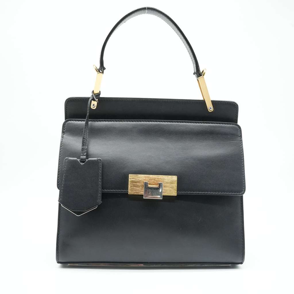 Balenciaga Le Dix Cartable Black Leather Top Handle Bag