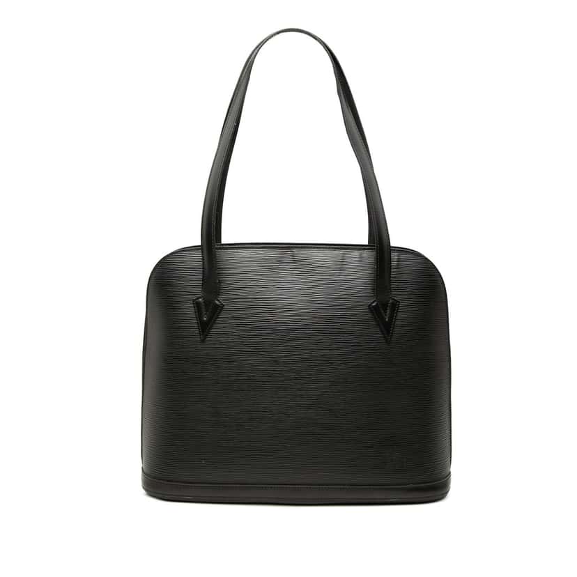 Louis Vuitton Epi Lussac Black Leather Very good condition - Front View