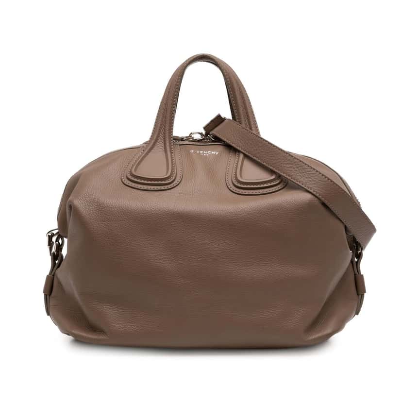 Givenchy Medium Calfskin Nightingale Satchel Brown Leather Very good condition - Front View