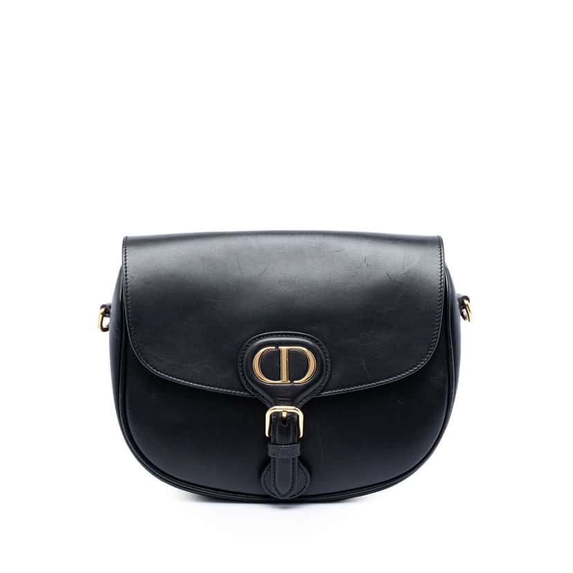 Dior Medium Leather Bobby Crossbody Black Leather Good condition - Front View